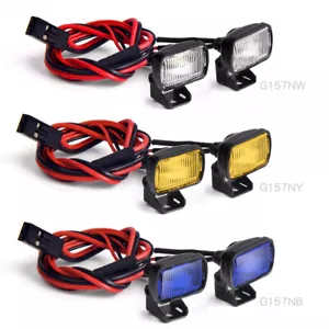 Focos traseros 15 mm 3 V para coche sobre orugas 1/10 RC Traxxas TRX-4 SCX10 TRX6 - Imagen 1 de 29