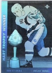 1991-92 Upper Deck - Award Winners Holograms #AW3 Brett Hull Hart Trophy - Picture 1 of 2