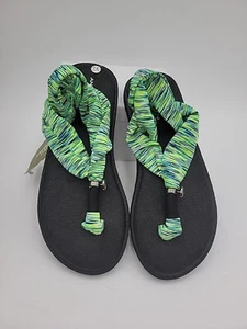 Andrea Camerini Yoga Sling Flip Flops Mat Non-Slip Flat Thong Sandals 37 US  6.5 - Picture 1 of 4