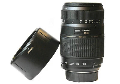 Tamron 70-300mm AF Di LD Macro Zoom Lens w/ +6 Star Filter for Nikon - AF Motor - Image 1 of 4
