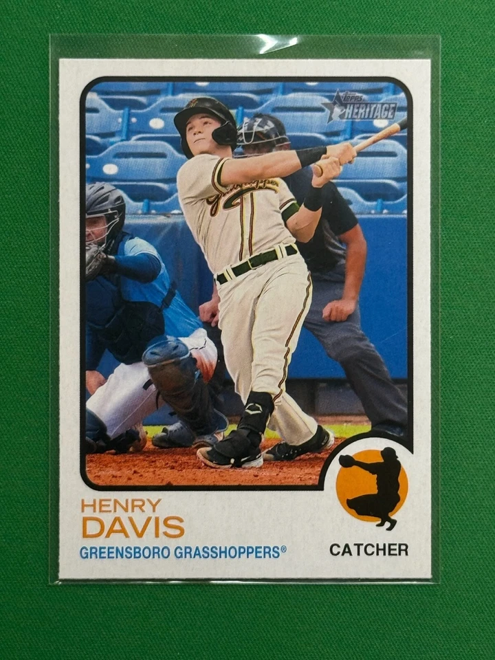 2022 Topps Heritage Minor League BASE & SP's PICK YOUR CARD COMPLETE YOUR SET - Image 1 of 1