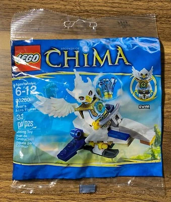 *NEW* Lego 30250 CHIMA Ewar's Acro Fighter Polybag VINTAGE Airplane - Image 1 of 4