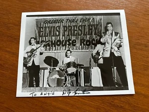 DJ Fontana Autograph Photo 8x10 Elvis Drummer Dominic Joseph Rare Signed - Picture 1 of 5
