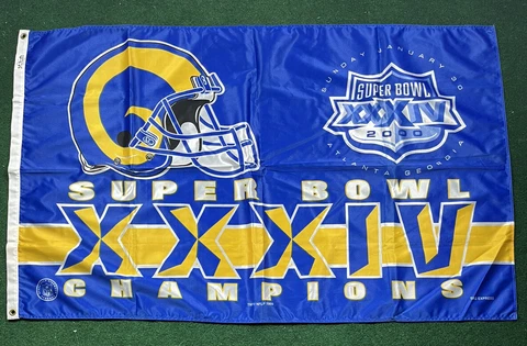 Super Bowl 2000 Rams Banner/Flag Cover