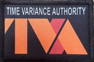 TVA Time Variance Authority Moral Parche Táctico Ejército Gancho Militar EE. UU. - Imagen 1 de 24