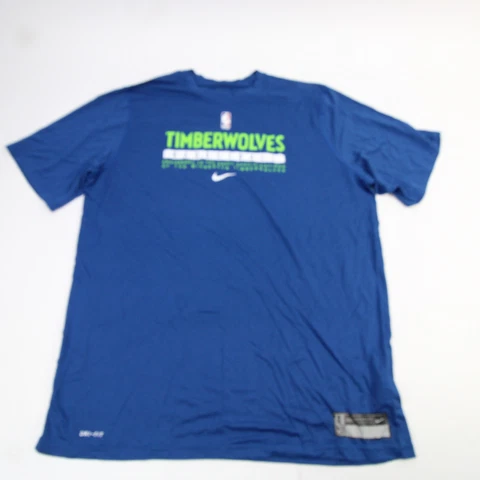 Minnesota Timberwolves Nike Nike Tee Short Sleeve Shirt Men's Blue New Cover
