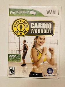 Gold's Gym Cardio Workout~Nintendo Wii~plastic Sleeve Wrinkled - Picture 1 of 3