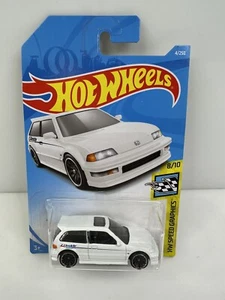 Hot Wheels HW Speed Graphics ‘90 Honda Civic EF GReddy White - Picture 1 of 3