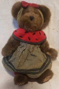 Boyds Bear T. J.'s Best Dressed Melanie Mcrind #912658 About 12 Inch High A9 - Picture 1 of 3