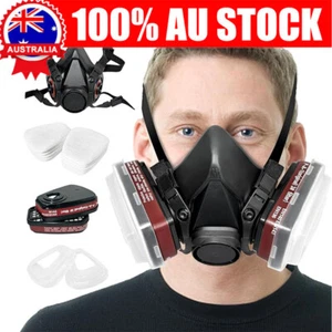 Half Face Mask Cover Facepiece For 6200 Gas Painting Spray Protection Respirator - Picture 1 of 14