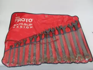 14 Wrench Set Stanley Proto Combination 3/8” to 1-1/4” - Picture 1 of 4