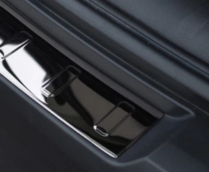 To Fit Jeep Renegade (2015+): Black Chrome Rear Bumper Protector Scratch Guard - Picture 1 of 11