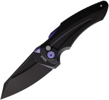 Jake Hoback Knives SUMO BLACK BLACK PURPLE ACCENT Lock Folding Pocket Knife