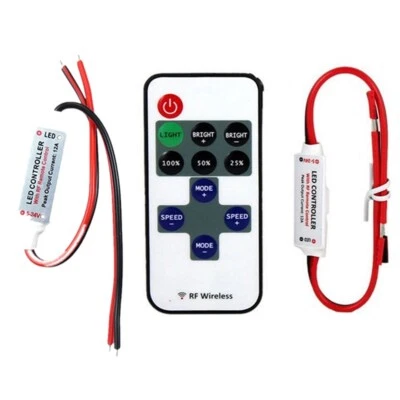 Mini 3 keys Dimmer Controller 12V RF Wireless Remote Switch Controller  - Image 1 of 4