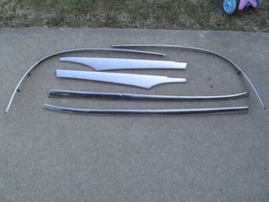 1951 1952  Pontiac  2dr Catalina coupe beltline and shark fin moldings - Picture 1 of 10