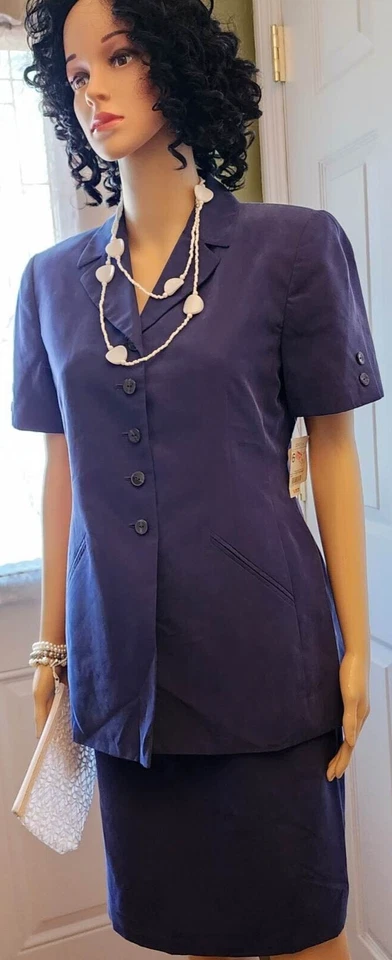 MUJER CÓMODA FALDA TRAJE INFORMAL ELEGANTE DAMAS ROPA PROFESIONAL ELEGANTE Foto 1 de 4