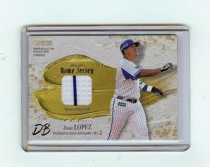 *RARE* Game Used Jersey Jose Lopez BBM Japanese Baseball Card Venezuelan Player - Picture 1 of 2