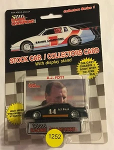 1989 #14 A.J. FOYT SERIES 1 - PLASTIC TIRE - NEW PONTIAC #1252 - Picture 1 of 2