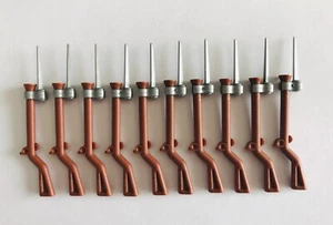 NEW LEGO 10x MUSKET + BAYONET Minifig Pirate Imperial Armada Soldier Admiral - Zdjęcie 1 z 2