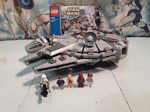 Lego Star Wars Millennium Falcon 4504 Han Solo Chewbacca Princess leia C3PO  - Picture 1 of 16