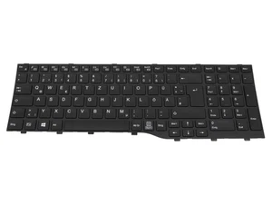 Clavier original Fujitsu LifeBook E5512A FR (allemand) noir/noir - Photo 1/2