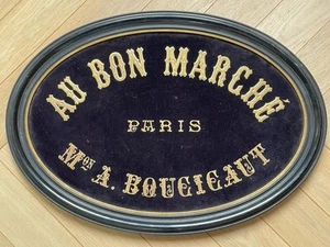 Au Bon Marché Cadre Publicitaire Grands magasins Velours Boucicaut Expo 1900 - Bild 1 von 7