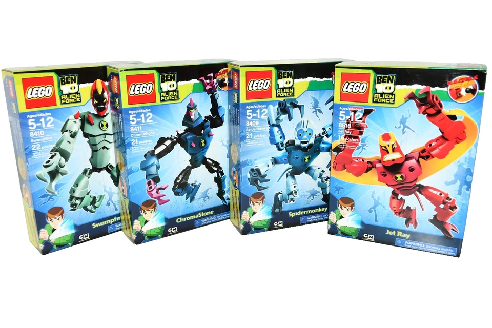 Lego Ben10 Lot - 8409, 8410, 8411, 8518 ~ Retired - Sealed - See Photos~NEW~NIB - Image 1 of 4