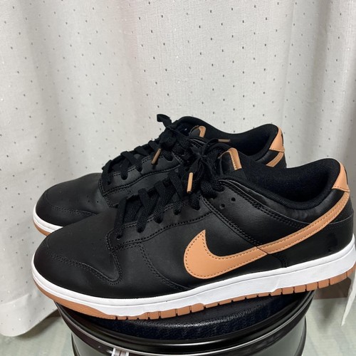 NIKE Sneakers Uomo 11.5US Nero Arancione