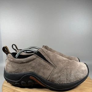 Merrell Jungle Moc Classic Brown Suede Mens 10.5 Wide Slip On Shoes Moccasin - Picture 1 of 8