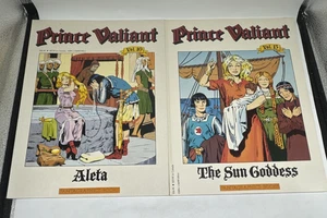 Lot of 2 Prince Valiant Fantagraphics Books - Vol. 10 and 13 - Hal Foster - wow - Picture 1 of 12