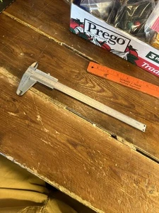 Vtg Mitutoyo 9" Vernier Caliper 1/128 & 1/1000in Stainless Steel Made in Japan - Picture 1 of 6
