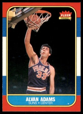 1986-87 Fleer Set Break Alvan Adams #2 NR-MINT - Image 1 of 2
