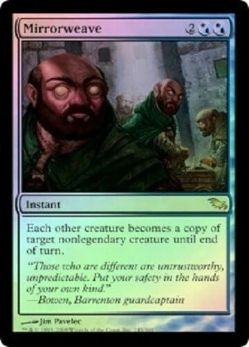 MTG Shadowmoor MTG Foil Mirrorweave Magic rare LP /EX  - Image 1 of 1