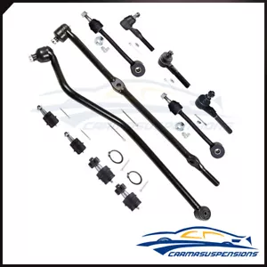 Fits 1997-2006 Jeep Wrangler TJ 11x Ball Joints Steering Drag Link Tie Rod End - Picture 1 of 12
