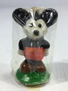 Vintage 1970's Hallmark Walt Disney Mickey Mouse Miniature Candle - Picture 1 of 7