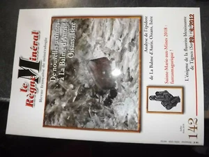 45§§ Revue Le Regne Mineral n°142 Axinites / Epidote / Fluorite bleuissante - Picture 1 of 1