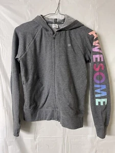 Gap Fit Girls Gray Full zip Sweater XL Youth 11-12 - Picture 1 of 5