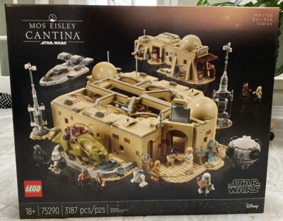 LEGO 75290 Star Wars Mos Eisley Cantina Master Builder Series 3187 piezas EN MANO Foto 1 de 4