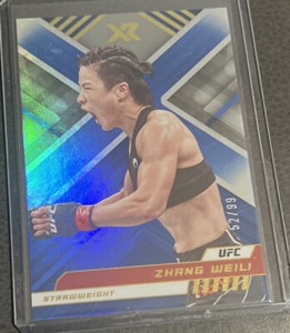 2023 Panini Chronicles UFC XR Blue /99 #283 Zhang Weili