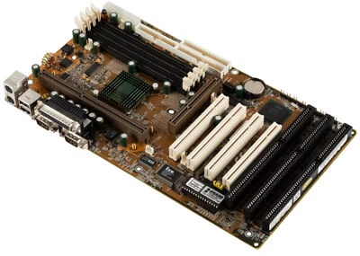 Shuttle 661V31 Slot 1 4x Sdram AGP 4x PCI 3x Isa ATX Scheda Madre - Immagine 1 di 2
