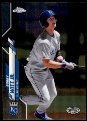 2020 Topps Pro Debut Chrome #PDC50 Bobby Witt Jr. - Image 1 of 2