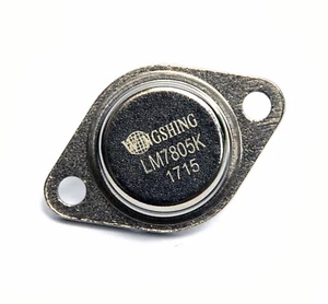 2pc Voltage Regulator IC LM7805K TO-3 Vo= 5V 1.5A Pd=15W Wing Sing * 7805K 7805 - Picture 1 of 4