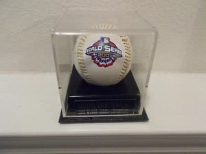 2001 Arizona Diamondbacks World Series Logo Baseball in Display Case - Picture 1 of 3