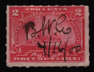 #R164 2c Battleship, Used [14] **ANY 5=FREE SHIPPING** - Picture 1 of 1