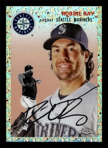 Mini diamante Topps 2023 cromo platino Robbie Ray oro rosa/75 Mariners #352 - Imagen 1 de 2