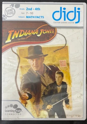 LeapFrog Didj Game Indiana Jones (2nd-4th grade, ages 7-10) Math Facts Pre-owned - Image 1 of 3