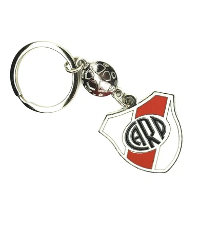 River Plate Soccer Team Metal Logo Pendant Keychain Llavero Keyring for Fans Cover