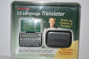 Franklin TG-450 12  Language Electronic Translator With Case Free Shipping   - Picture 1 of 2