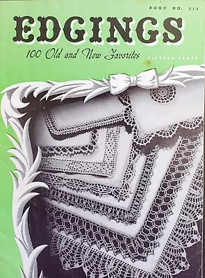 Edgings Old & New Designs Crochet Patterns By Coats & Clark s6 - Image 1 of 4