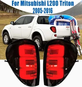 For Mitsubishi L200 Triton 2005-2016 Pickup Pair LED Tail light Rear Brake Lamp - Picture 1 of 12